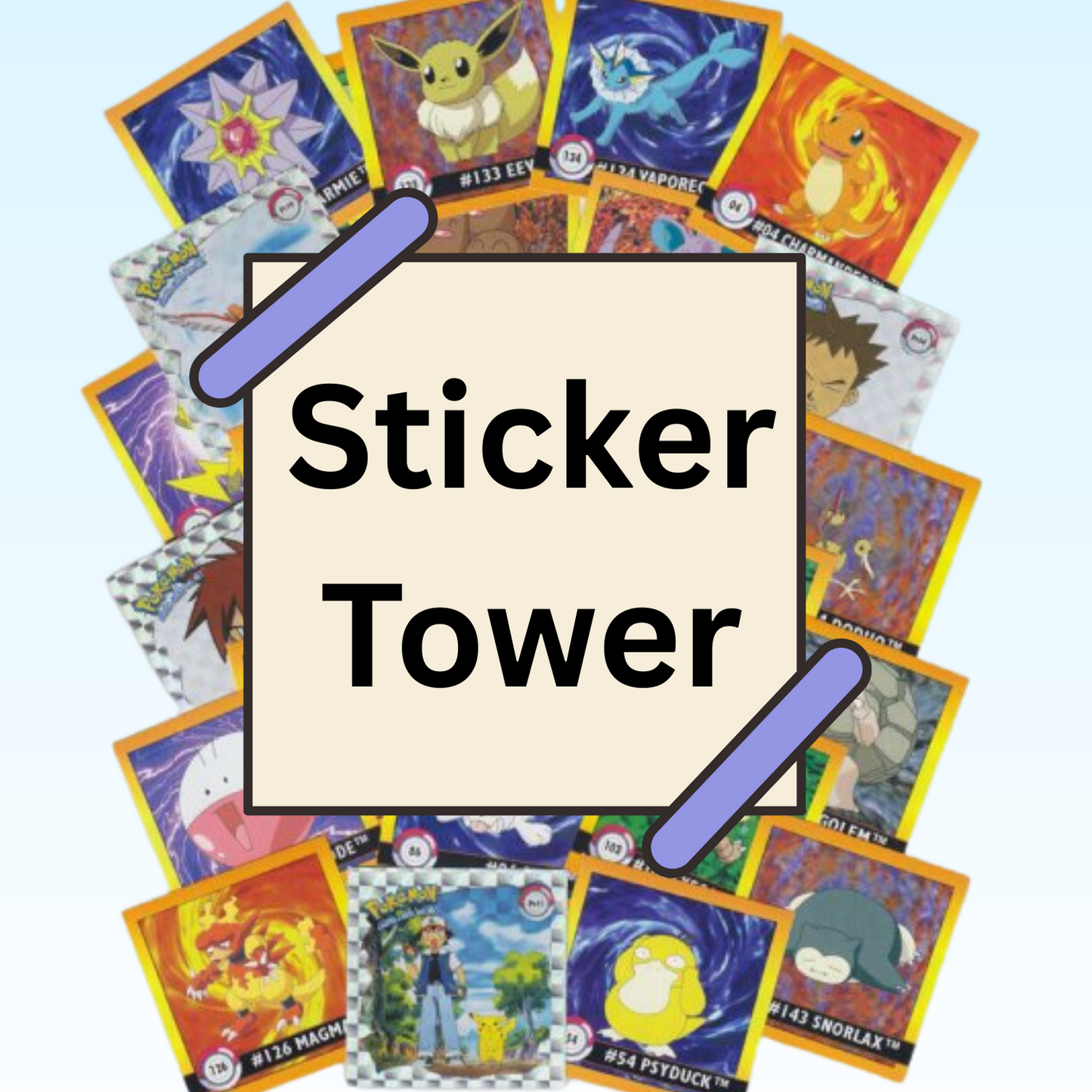 Pokemon Sticker Tower: Series One 1999