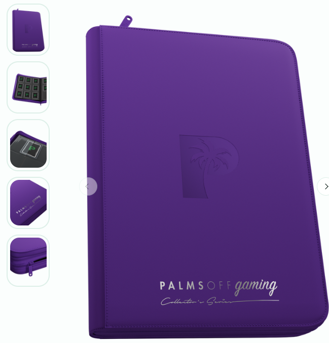 Collector's Series Top Loader Zip Binder - 9 Pockets