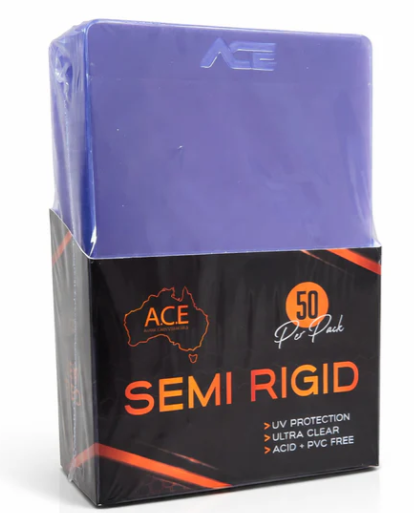 Semi Rigid Card Holder - 50 pack